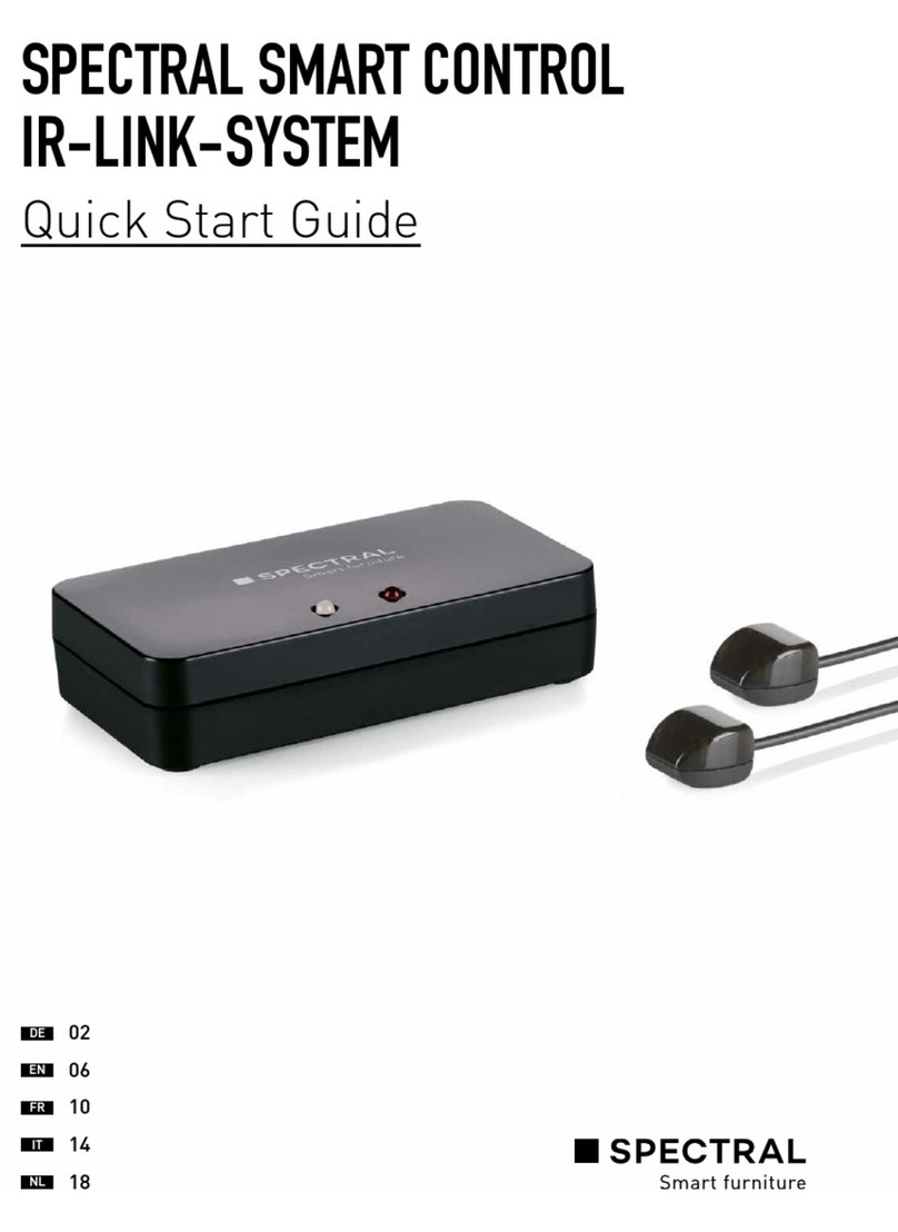 Spectral SMART CONTROL IR-LINK-SYSTEM quick start guide