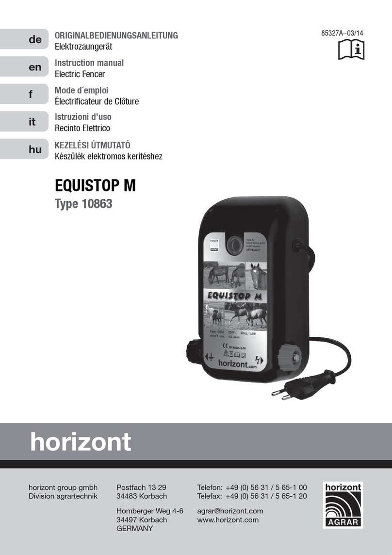 Horizont Agrar EQUISTOP M instruction manual