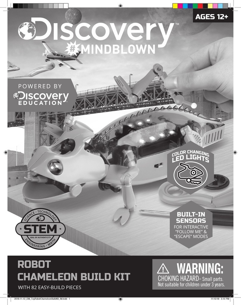 Discovery Education Robot Chameleon Build Kit instruction manual