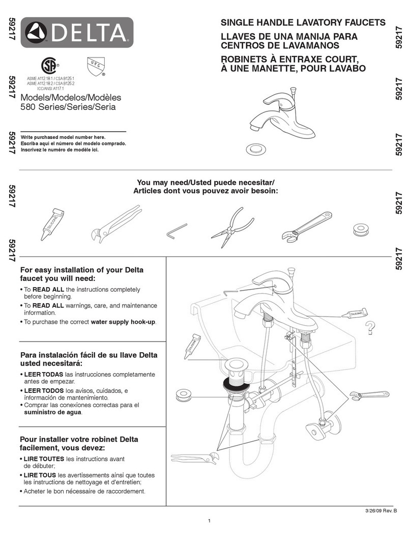 Delta 580 Series User manual