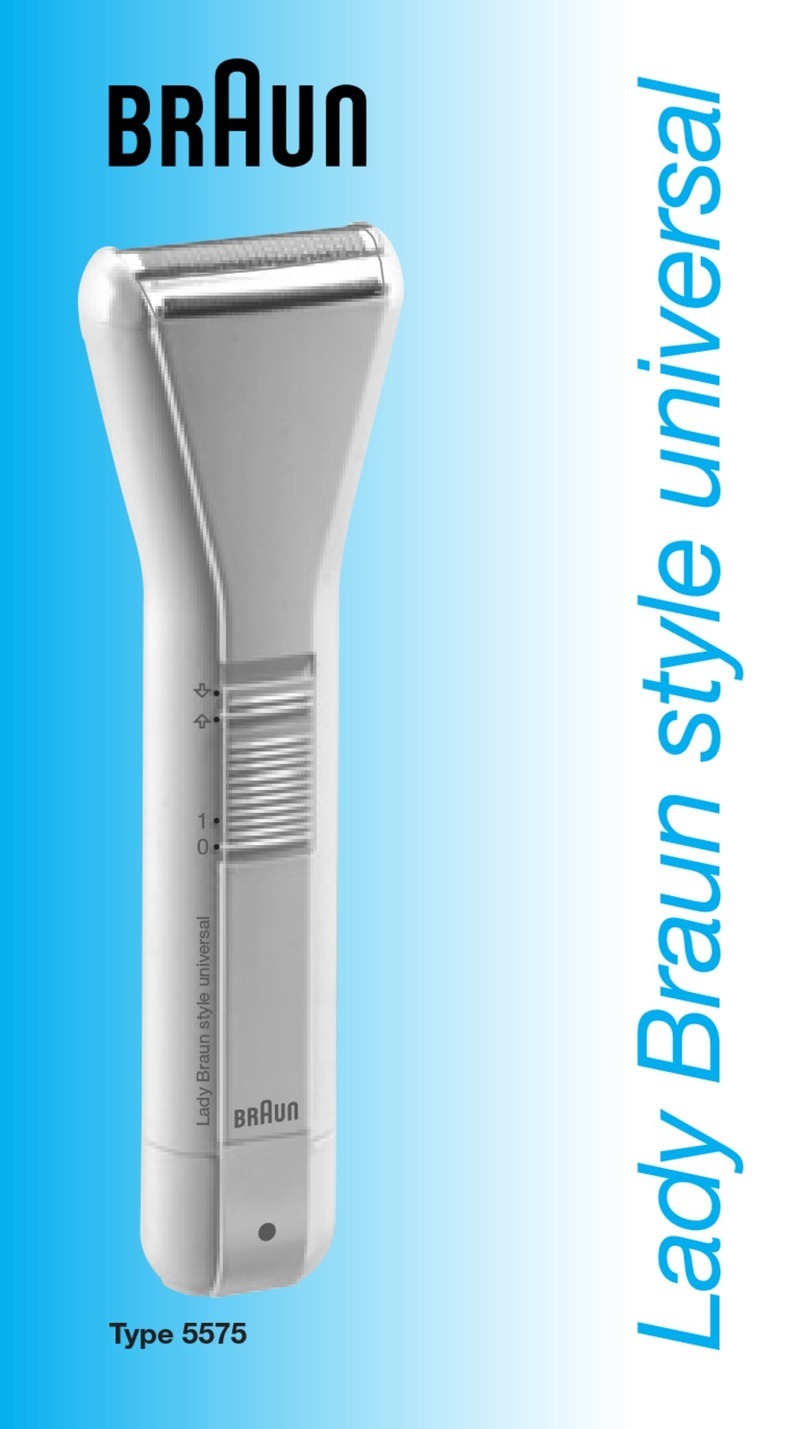 Braun Lady Braun style universal 5575 User manual