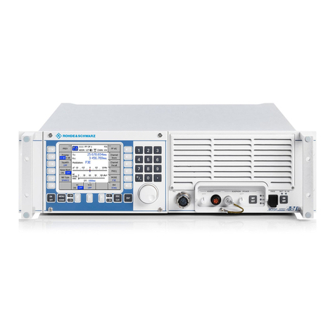 Rohde & Schwarz M3SR Series 4100 User manual