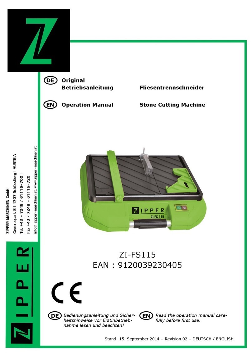 Zipper Mowers ZI-FS115 Operation manual