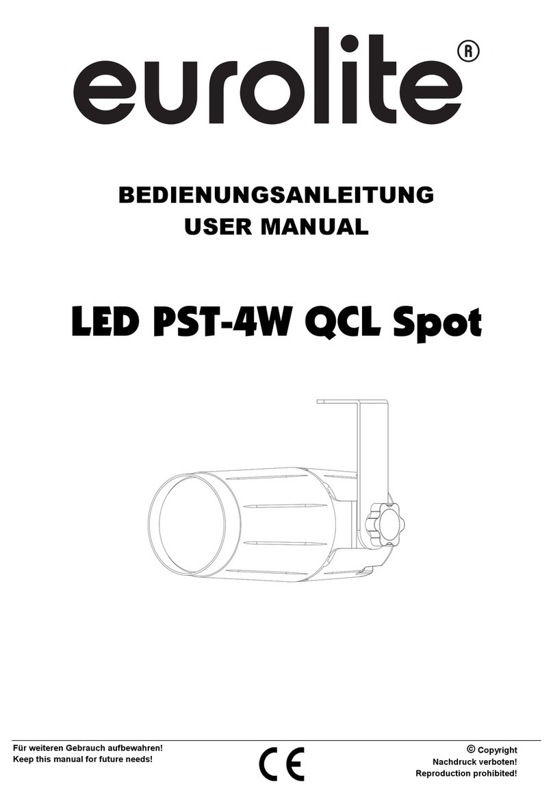 EuroLite LED PST-4W QCL Spot user manual