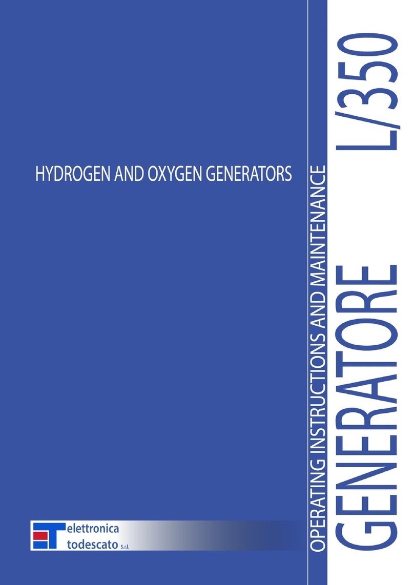 ET Hydrogen L/350 Operating	instructions and maintenance