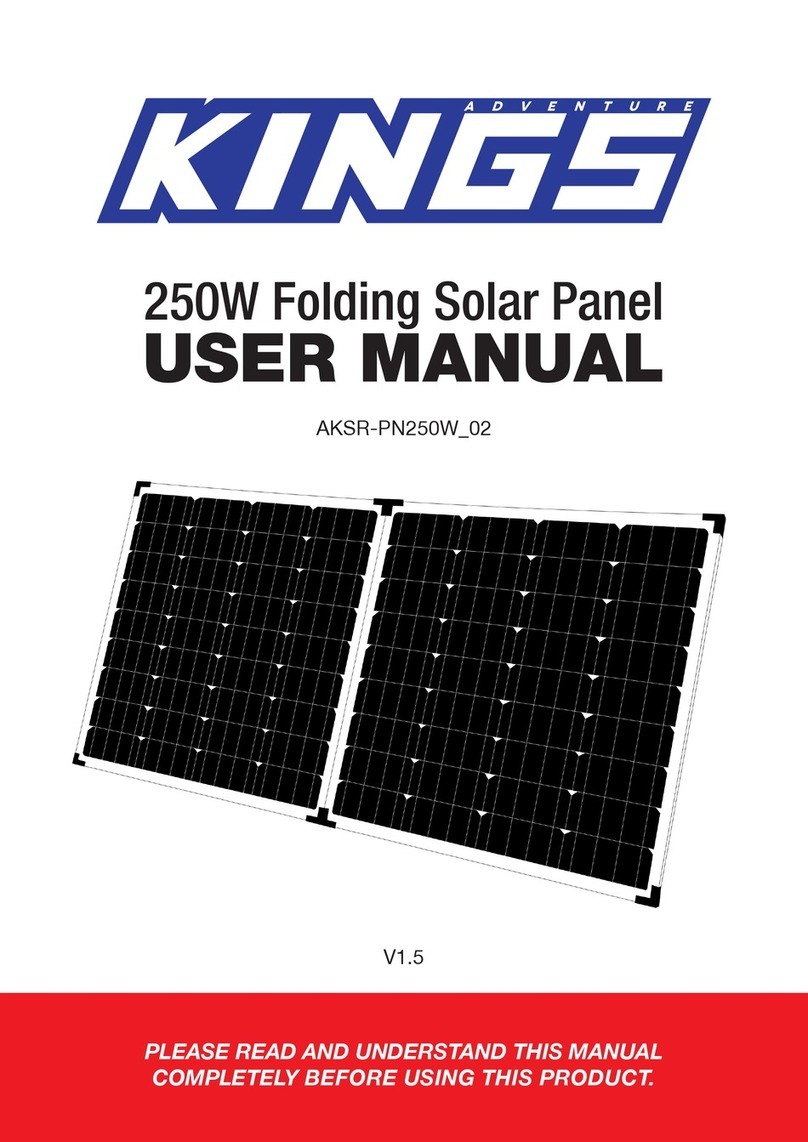 Kings Adventure 250W User manual