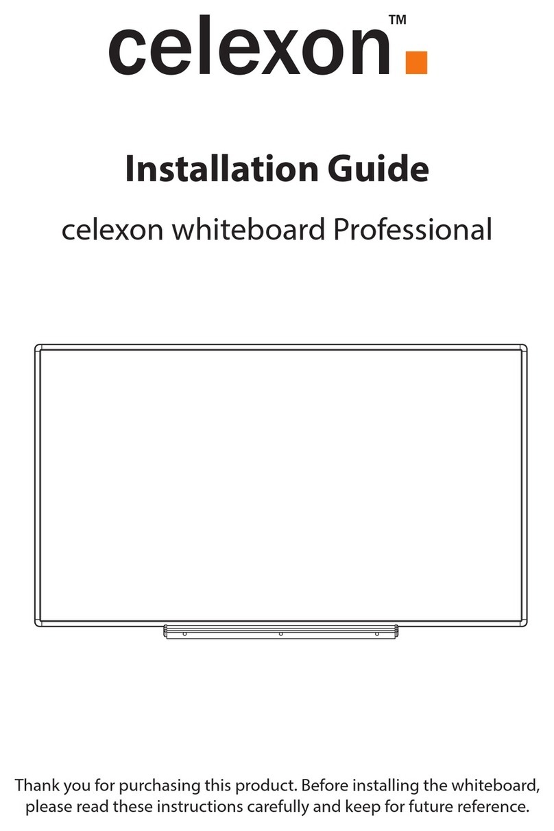 Celexon Professional Whiteboard installation guide Celexon Professional Whiteboard installation guide