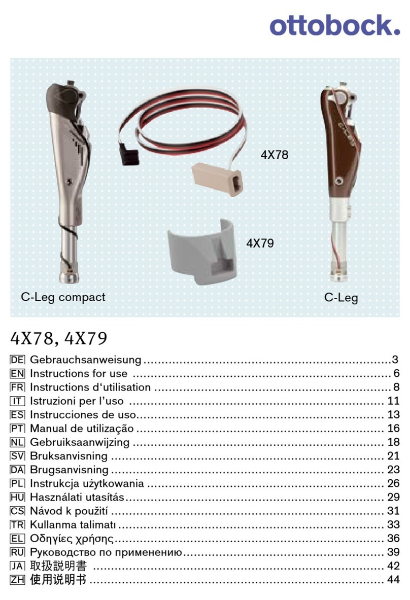 Otto Bock C-Leg compact Instructions for use