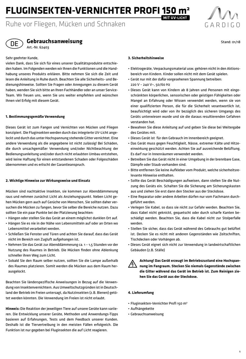 Cardigo 62403 instruction manual