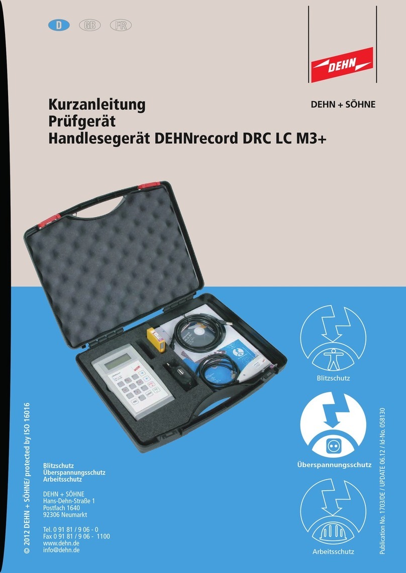 dehn DEHNrecord DRC LC M3+ quick guide