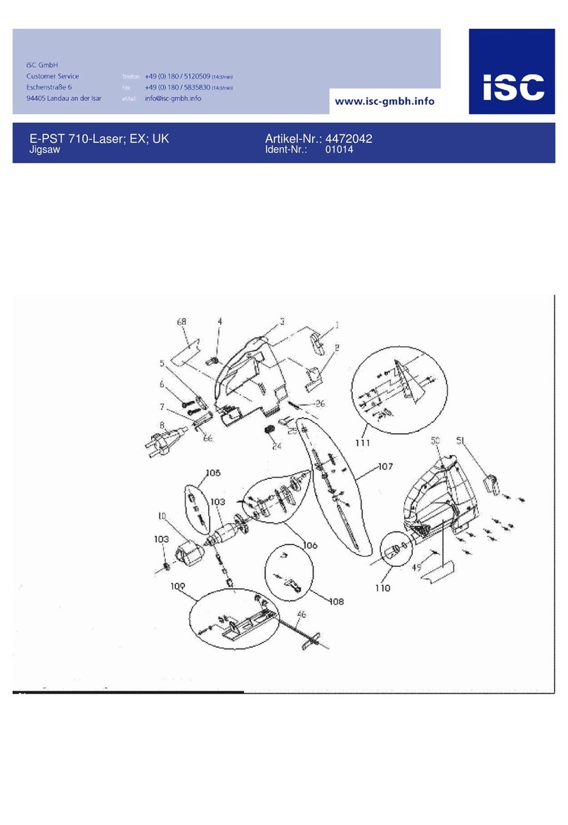 EINHELL ERGOTOOL E-PST 710-Laser operating instructions