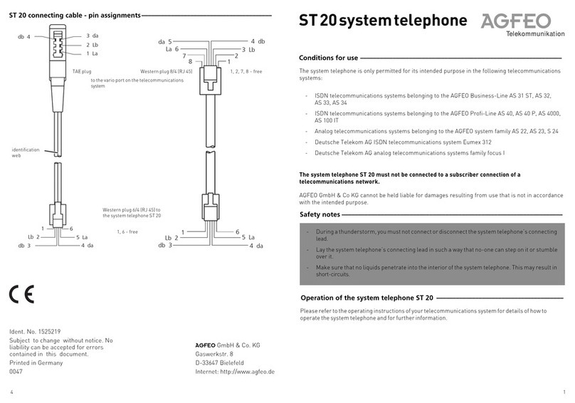 AGFEO ST 20 user guide