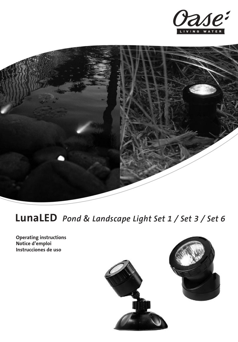 Oase LunaLED operating instructions