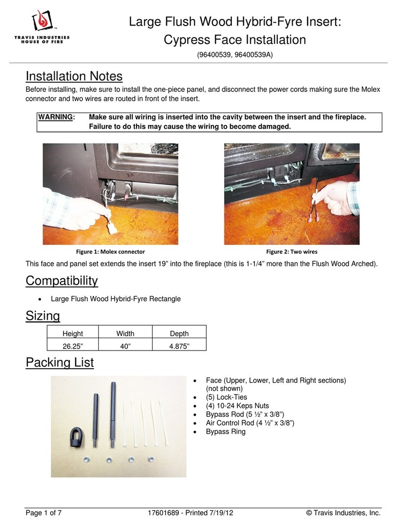 Travis Industries 96400539 User manual Travis Industries 96400539 User manual