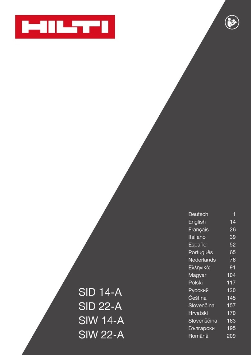 Hilti SID 14-A Original operating instructions Hilti SID 14-A Original operating instructions