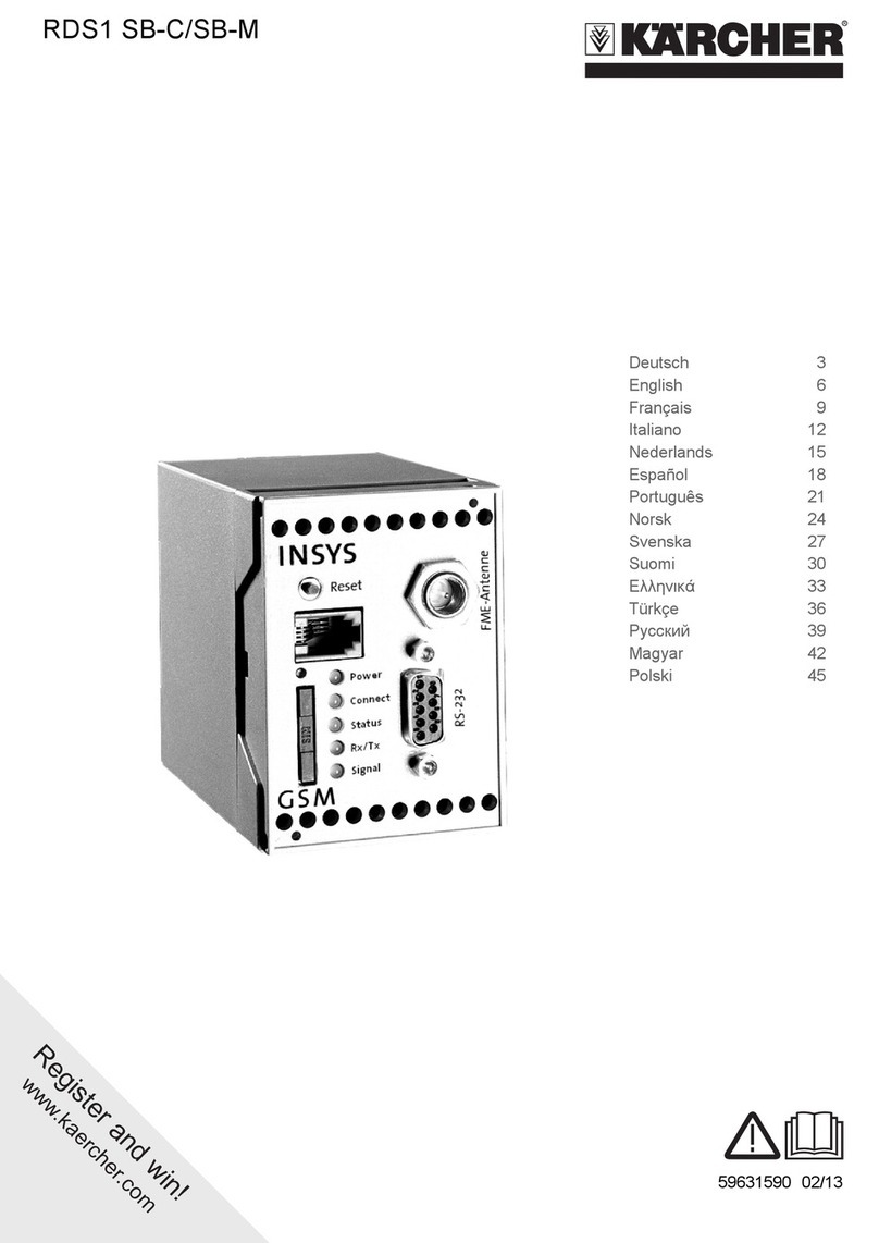 Kärcher RDS1 SB-C operating instructions