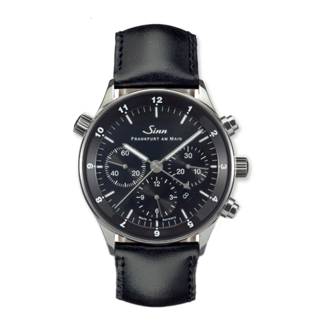 Sinn 6000 Rise Gold manual