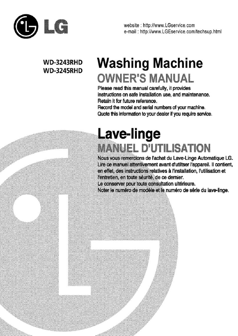 LG WD-3243RHD User manual