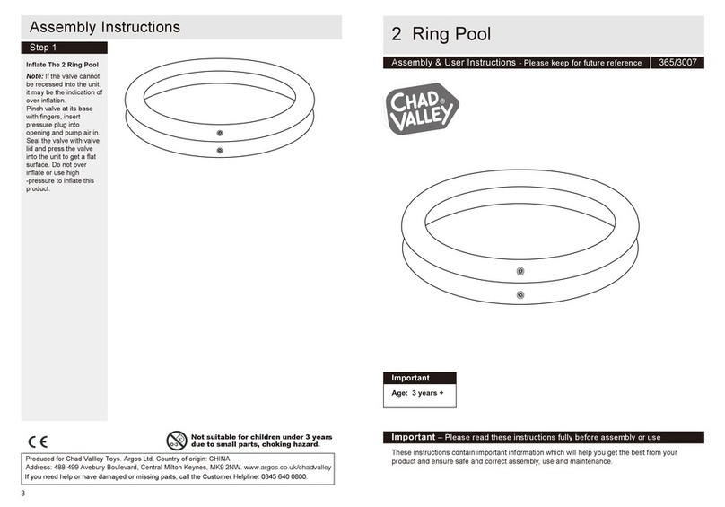 Chad Valley 2 Ring Pool Assembly & user instructions