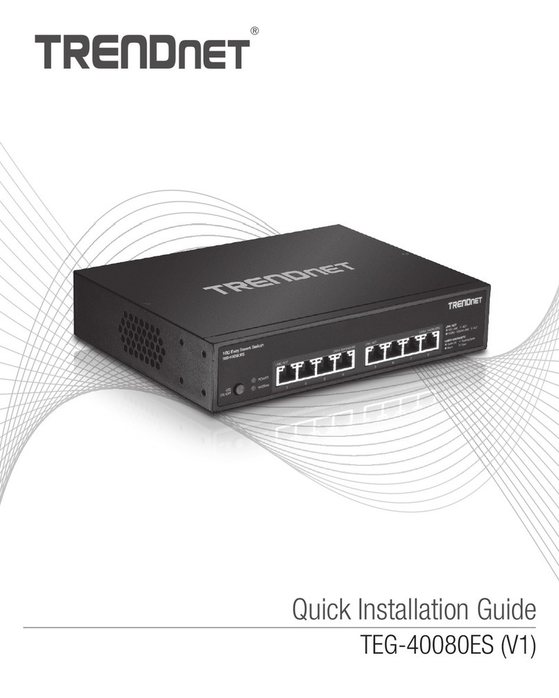 TRENDnet TEG-40080ES User manual TRENDnet TEG-40080ES User manual