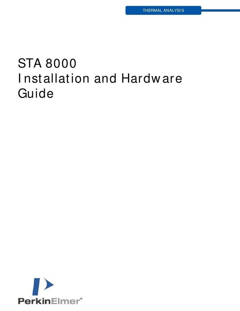 PerkinElmer STA 8000 Installation and hardware guide