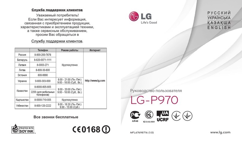 LG P970 User manual