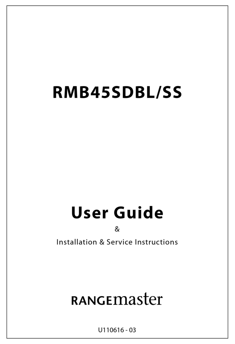 Range Master RMB45SDBL/SS User guide & installation & service instructions