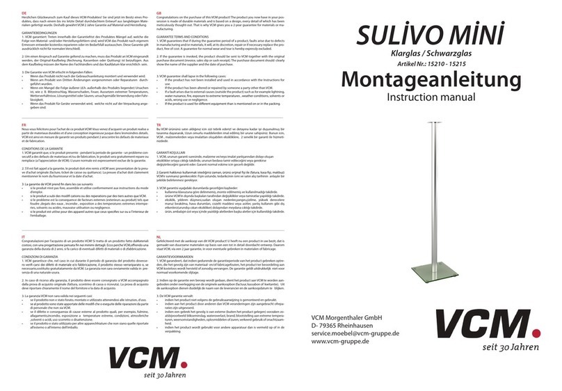VCM SULIVO MINI instruction manual
