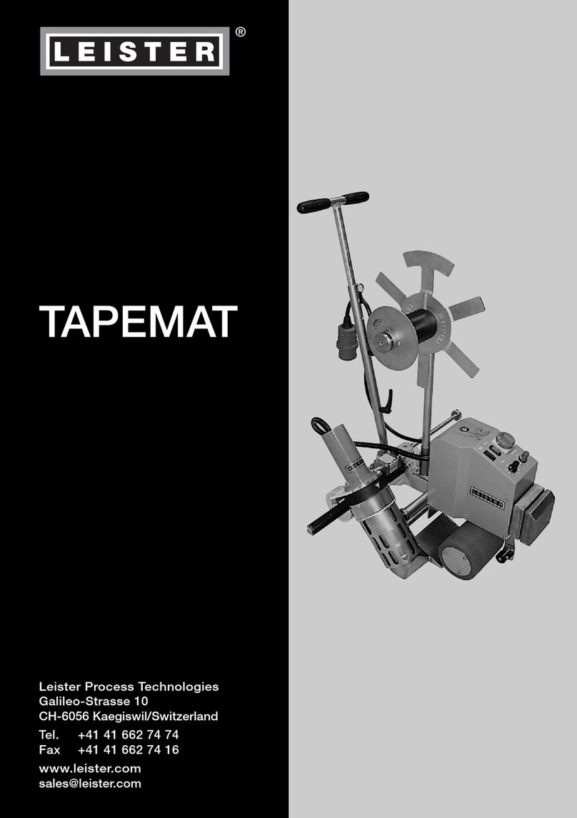 Leister TAPEMAT User manual