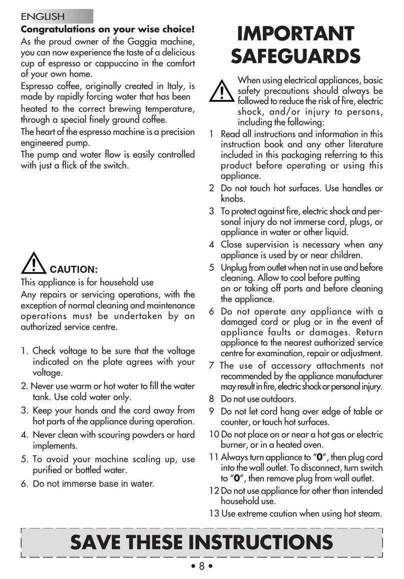Gaggia CLASSIC manual
