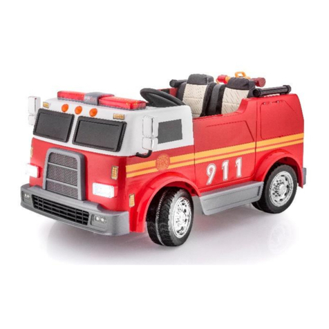 Supertrax Kids Ride On Big Rig Rescue Assembly and operation instructions