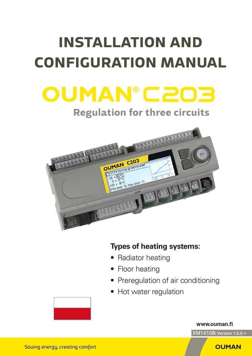 OUMAN C203 Installation and configuration manual