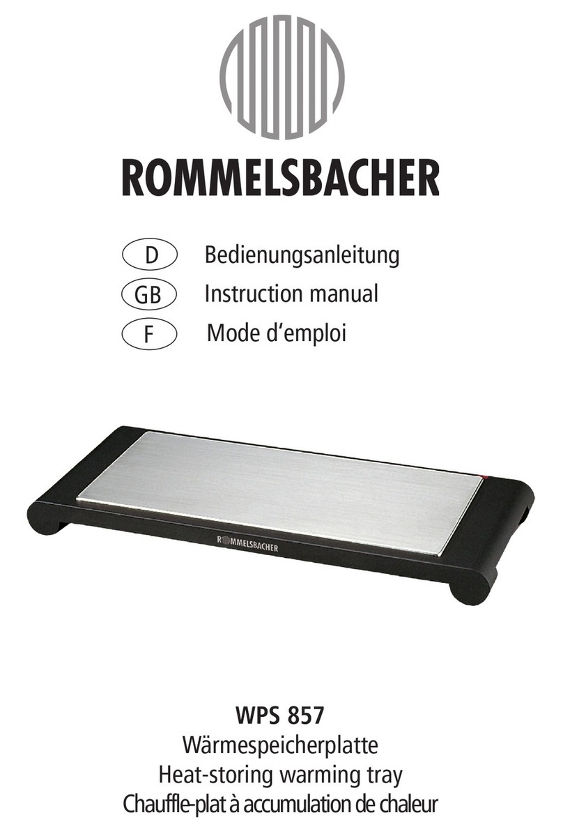 Rommelsbacher WPS 857 instruction manual Rommelsbacher WPS 857 instruction manual