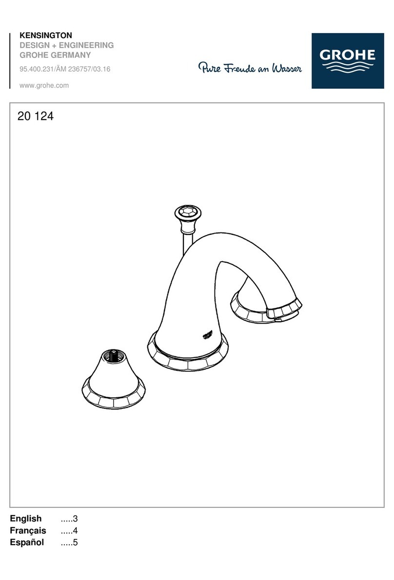 Grohe KENSINGTON 20 124 User manual