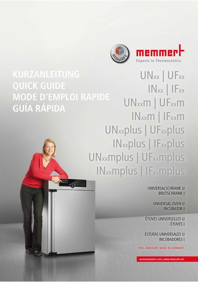 Memmert UN Series User manual