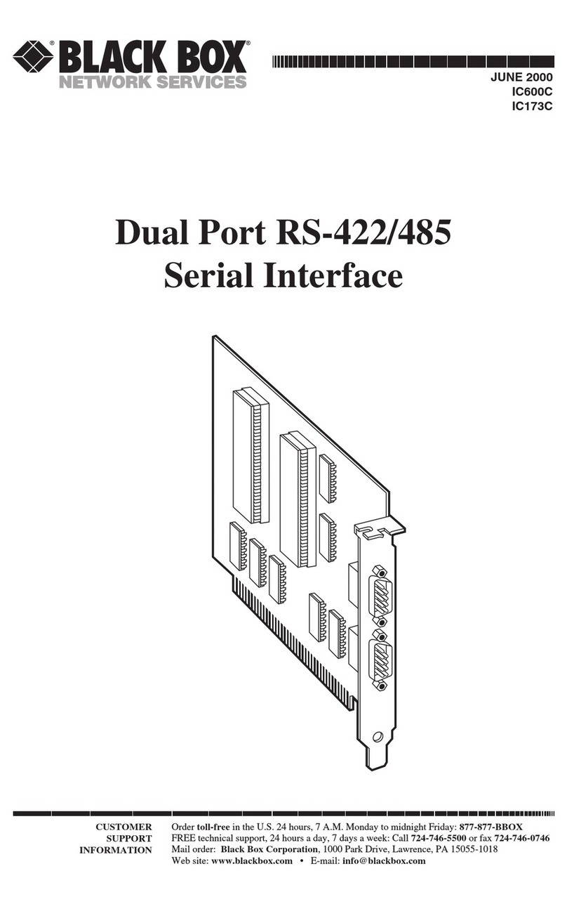 Black Box IC173C manual