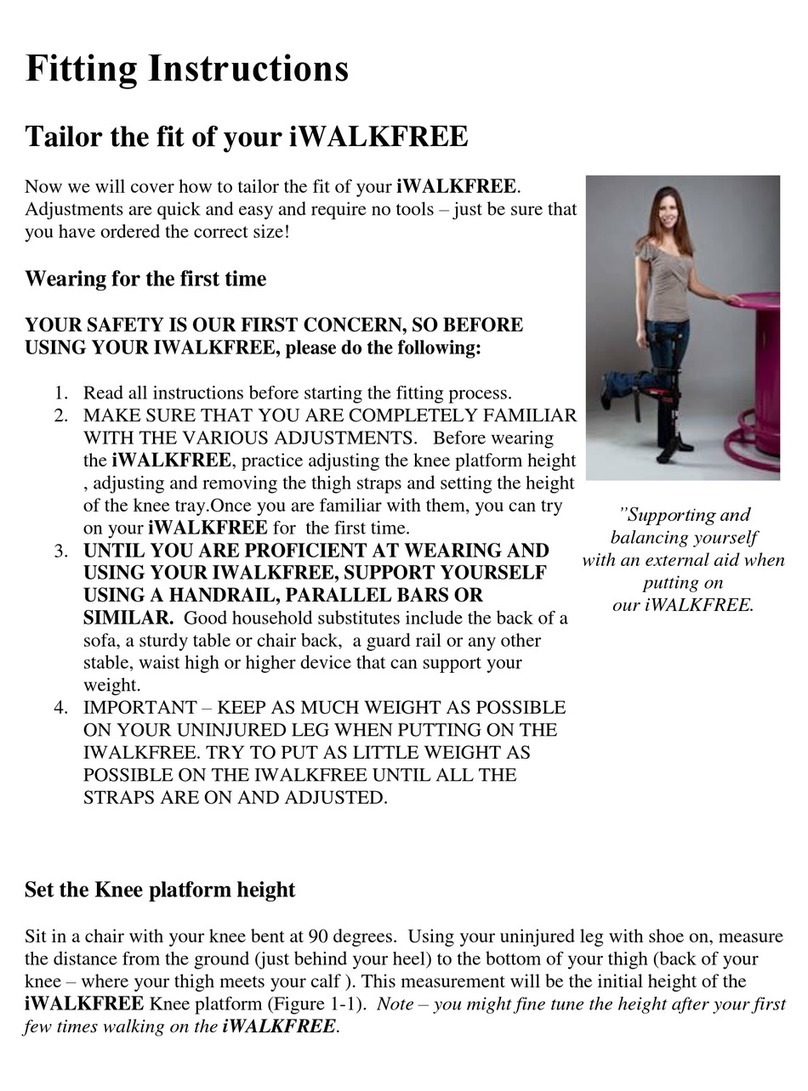 iWALKFree iWALK Fitting instructions