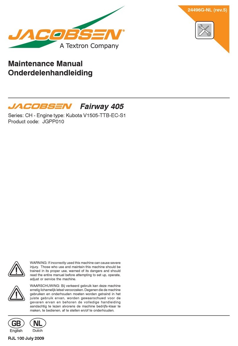 Jacobsen Fairway 405 Series User manual