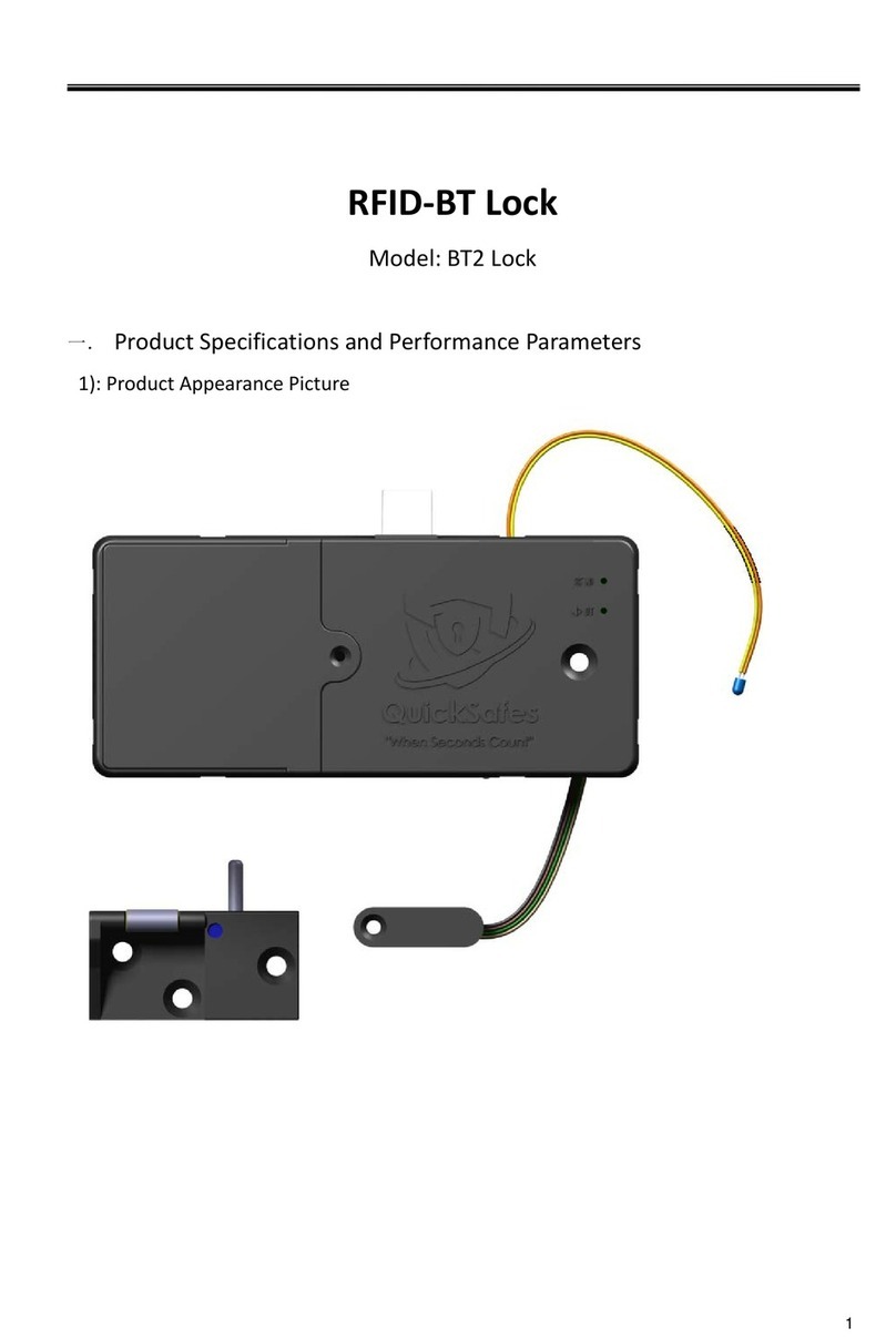 QuickSafes BT2 Lock user manual