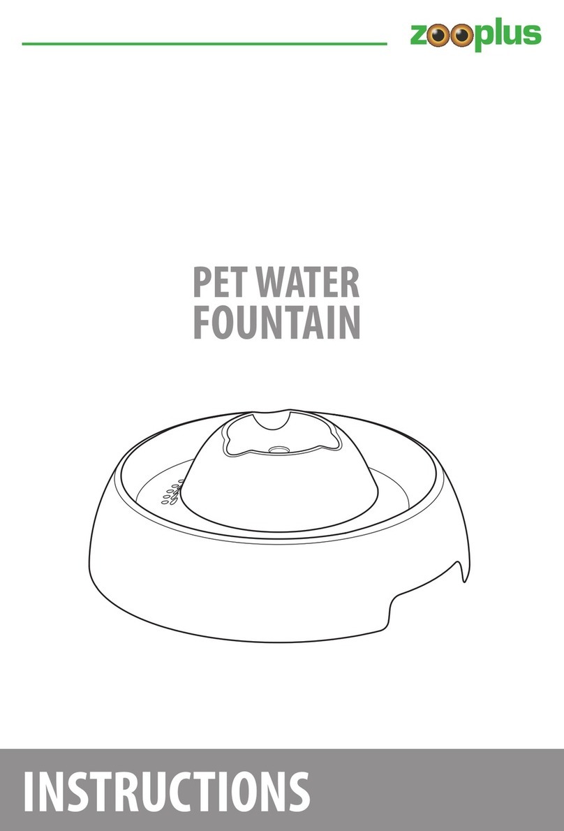 Zooplus Pet Water Fountain instructions Zooplus Pet Water Fountain instructions
