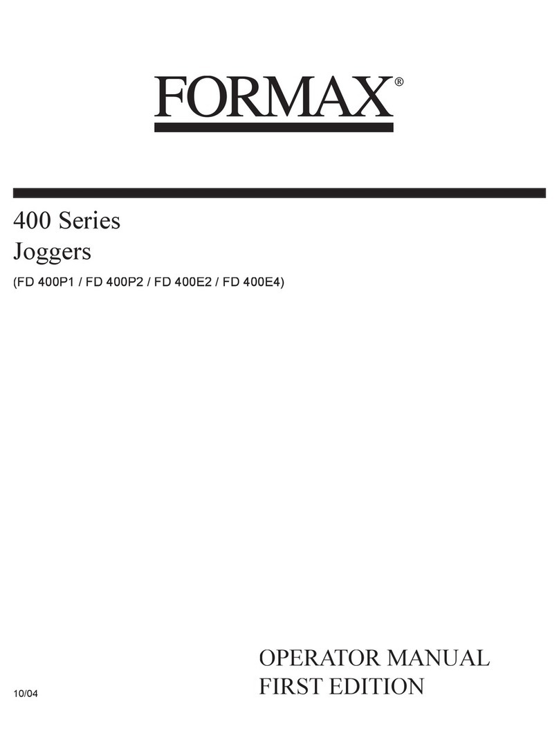 Formax 400 Series Operator's manual