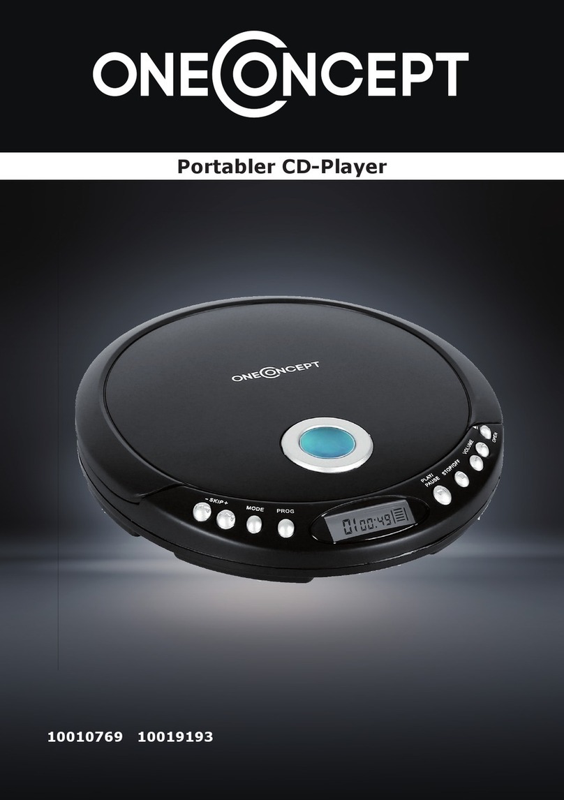oneConcept 10010769 User manual