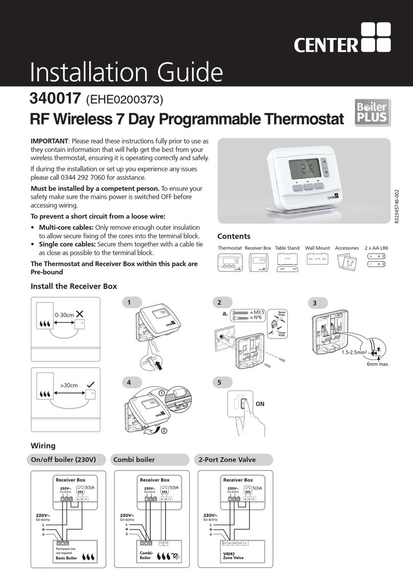 Center 340017 installation guide