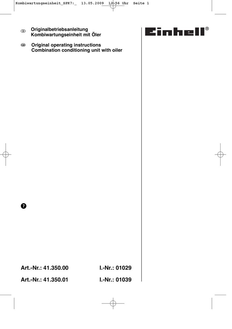 EINHELL Vorfilter 01029 User manual