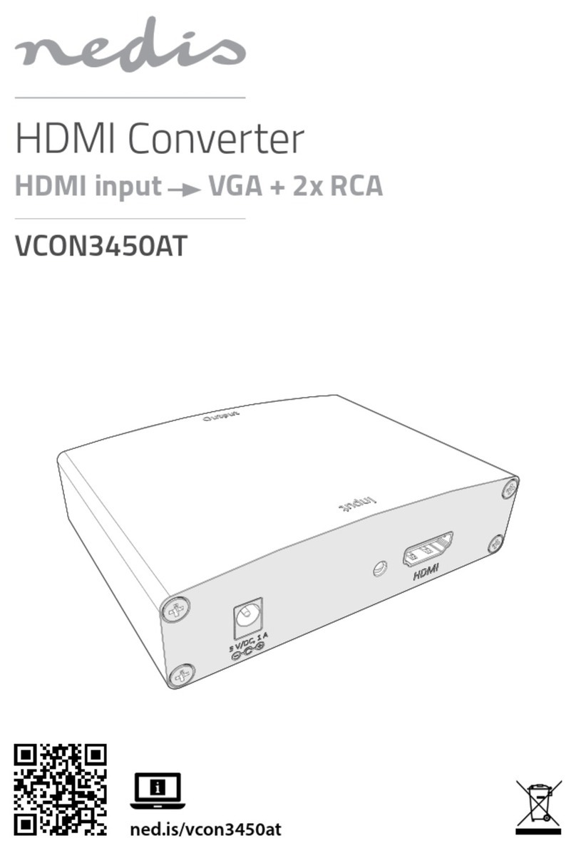nedis VCON3450AT quick start guide