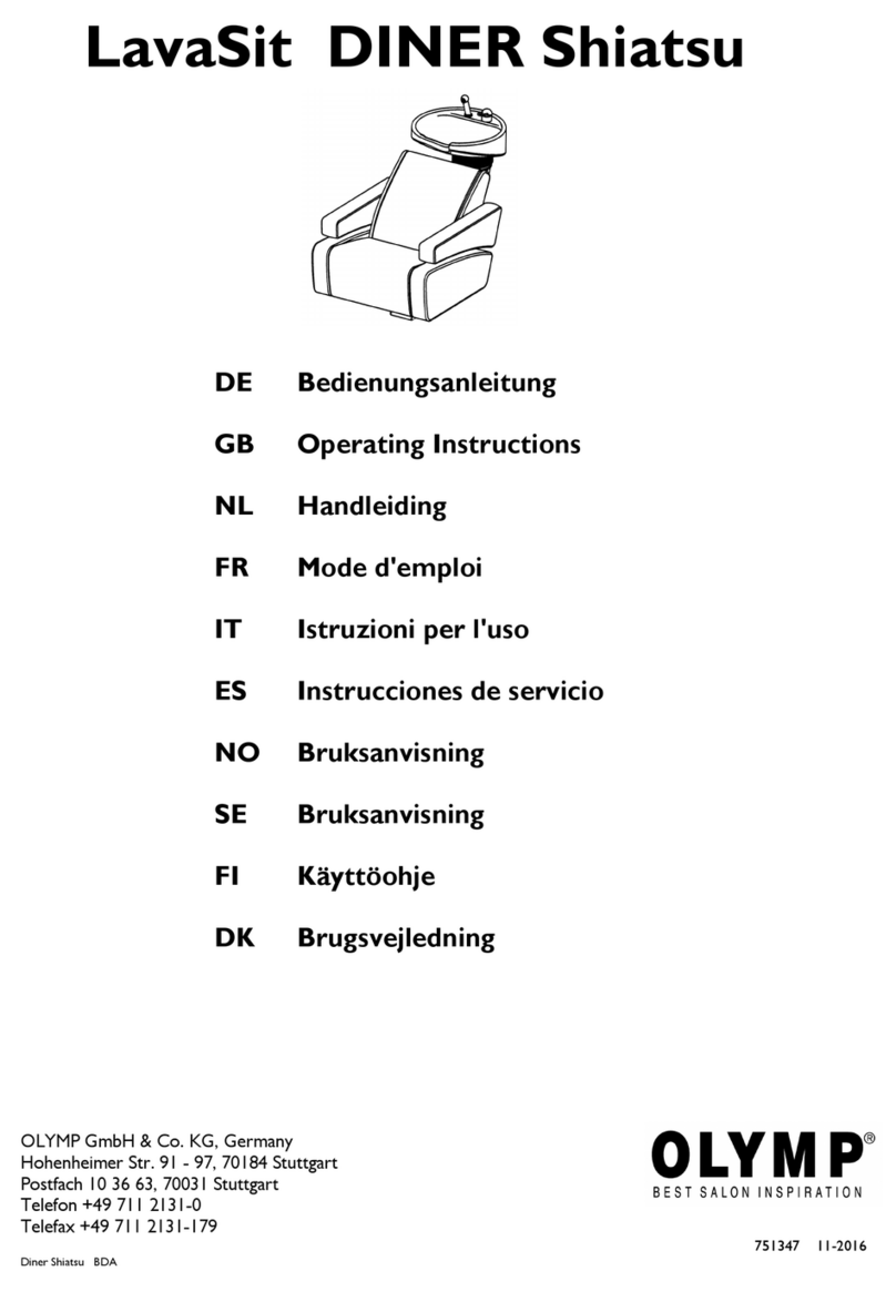 Olymp LavaSit DINER operating instructions