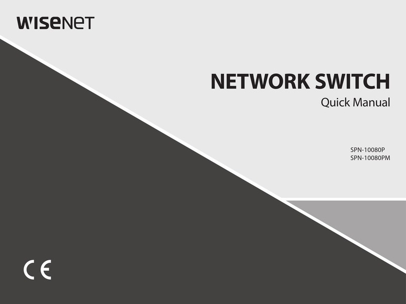 Wisenet SPN-10080P Quick manual Wisenet SPN-10080P Quick manual
