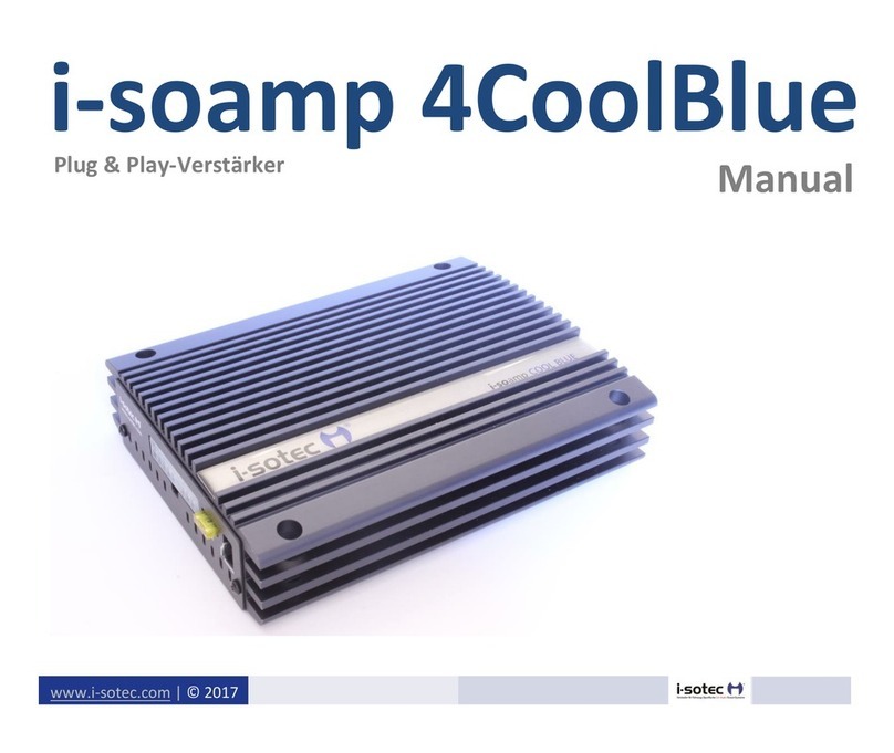 I-Sotec i-soamp 4CoolBlue manual