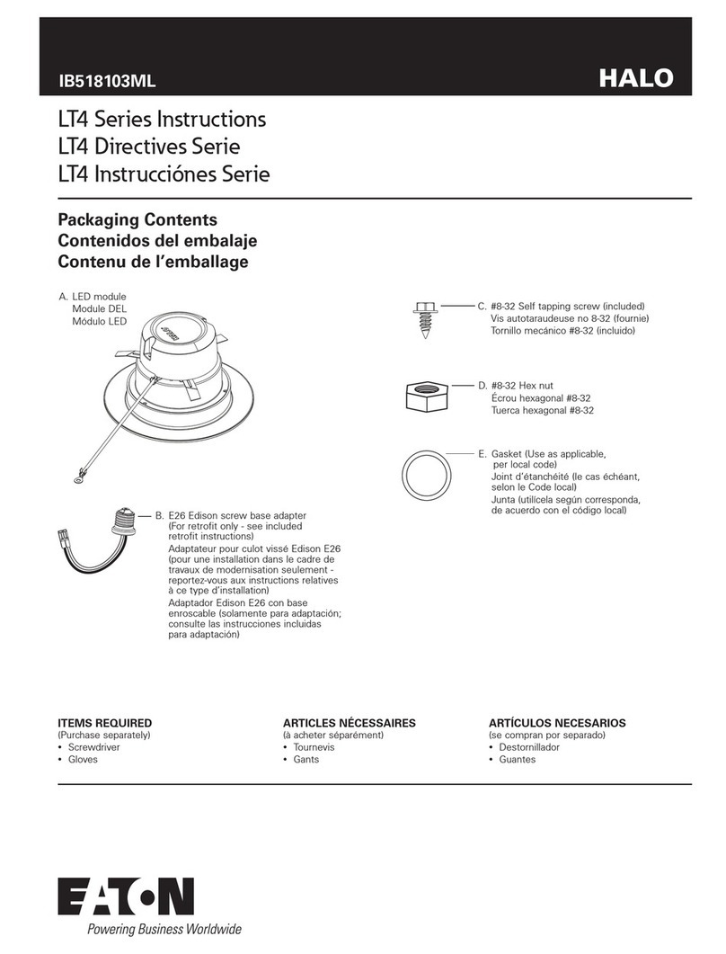 Eaton Halo LT4 Series instructions