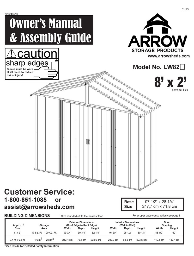 Arrow LW82 Owner's manual & assembly guide
